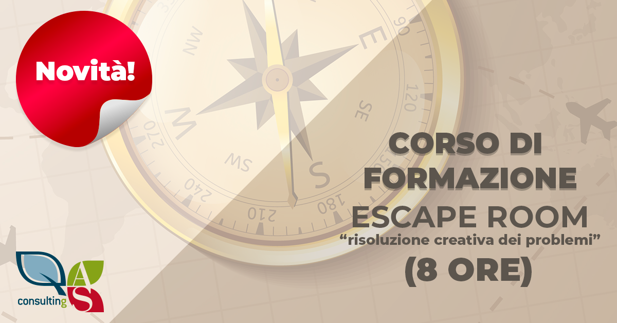 Novità CORSO – Escape Room: risoluzione creativa dei problemi