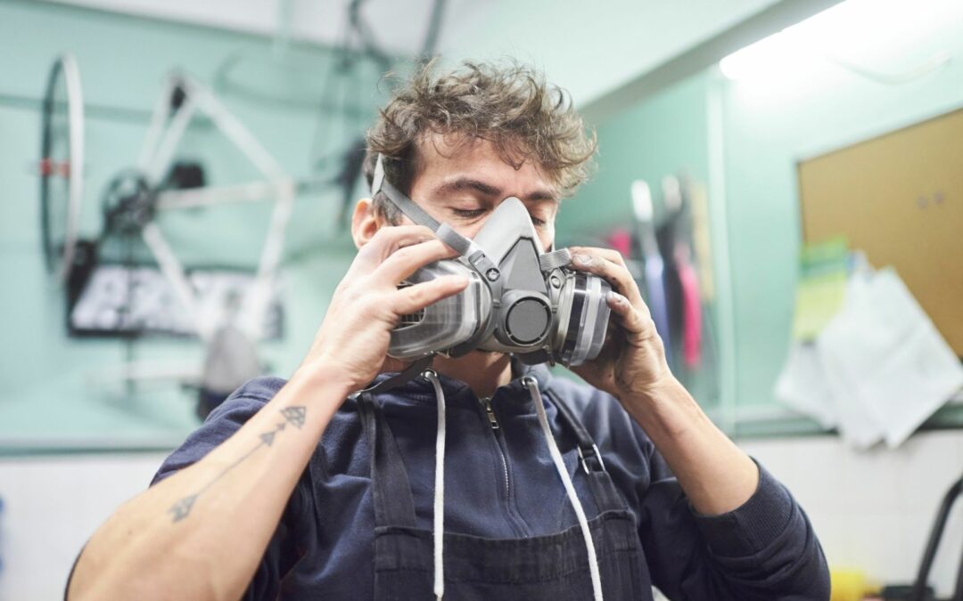 Sicurezza in casa: maschera di protezione delle vie respiratorie